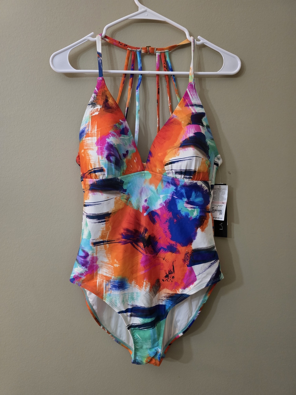 La Blanca Multicolor  One-Piece Swimsuit Women Size 10